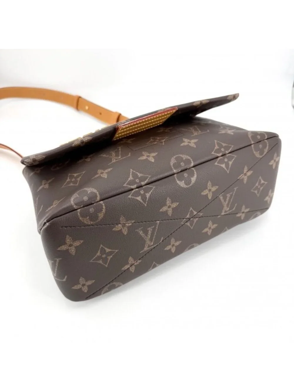 Louis Vuitton Shoulder Bag Monogram Takeout Messenger Crossbody Canvas Brown